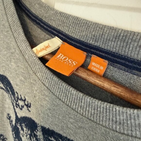 Hugo Boss 'The Great Wave' Crew Neck Sweater - Picture 4 of 5